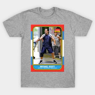 Michael Scott Fleer '86 Card T-Shirt